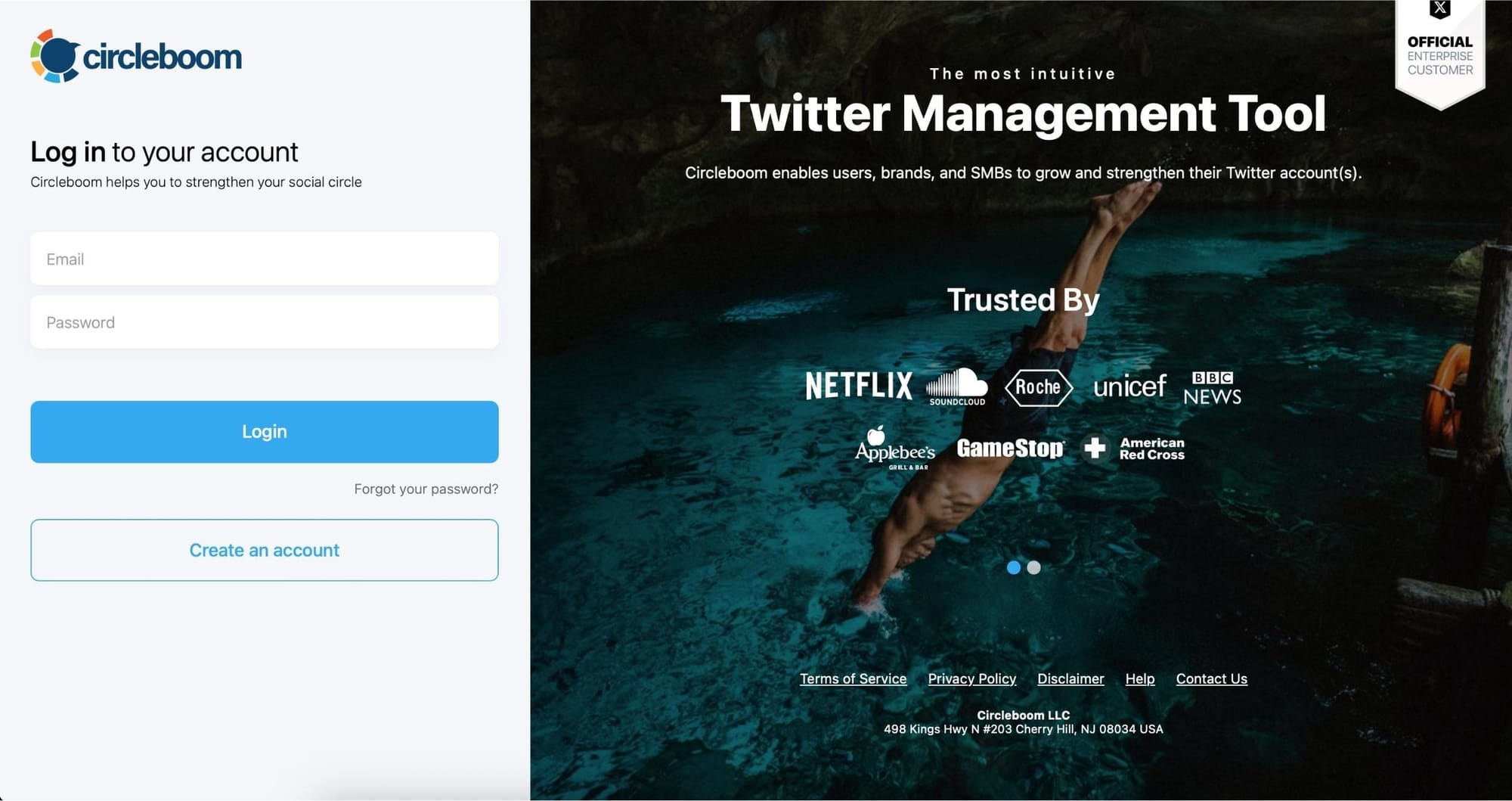 Circleboom login Twitter