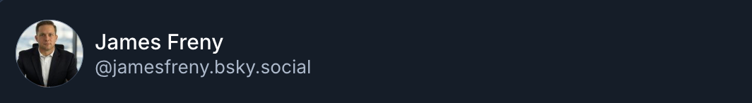 Bluesky Account Example