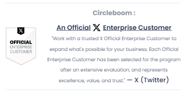 Circleboom - Official X Enterprise Customer