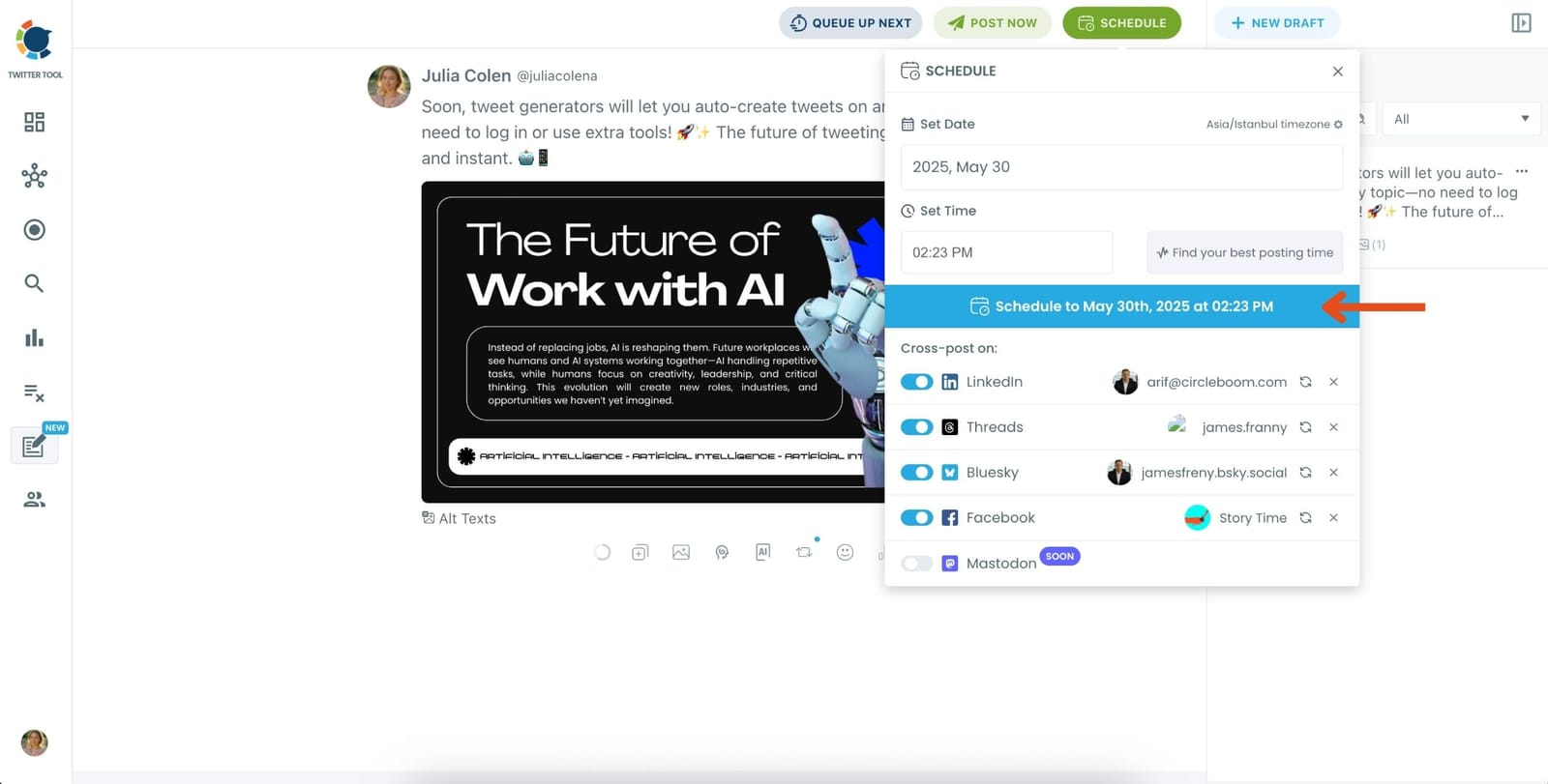 Social Media Scheduler