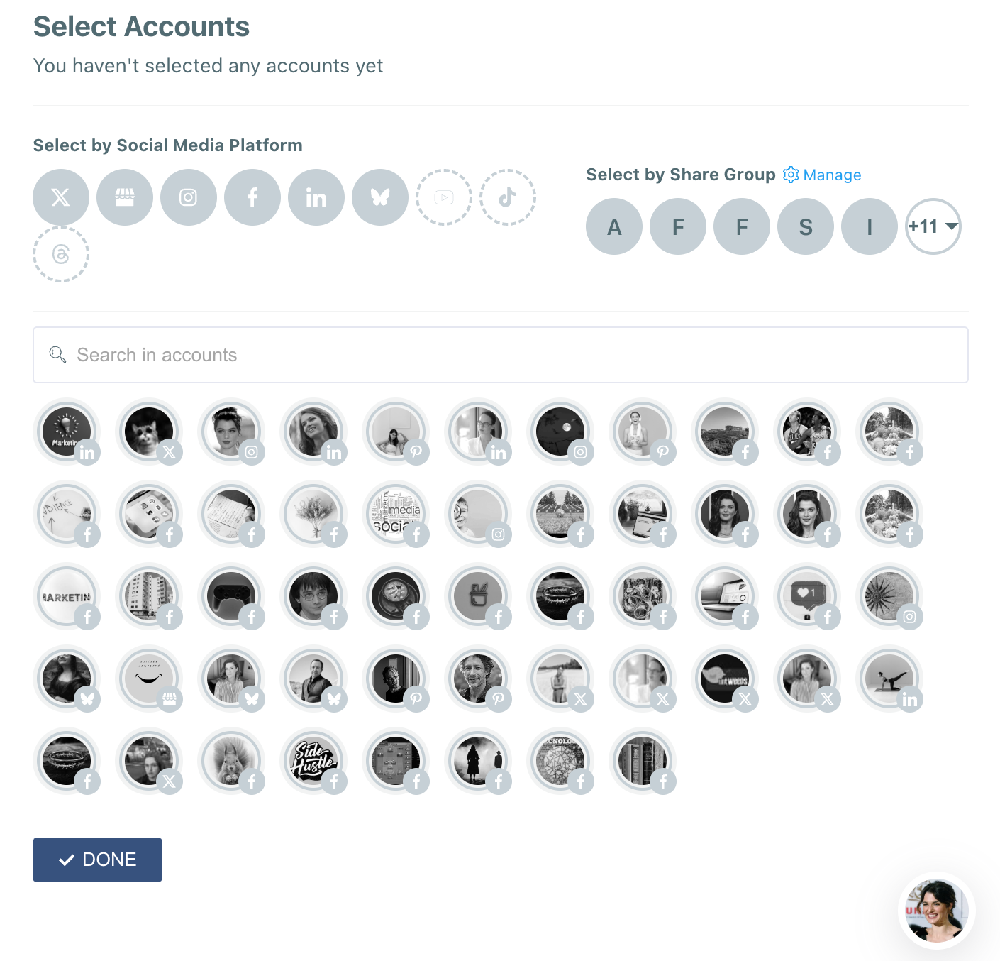 Manage Multiple Accounts
