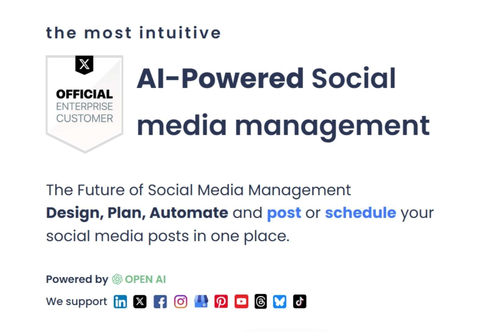 AI Powered Social Media Management