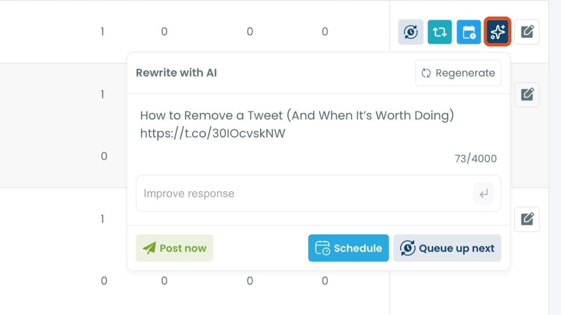 Refresh Content with AI