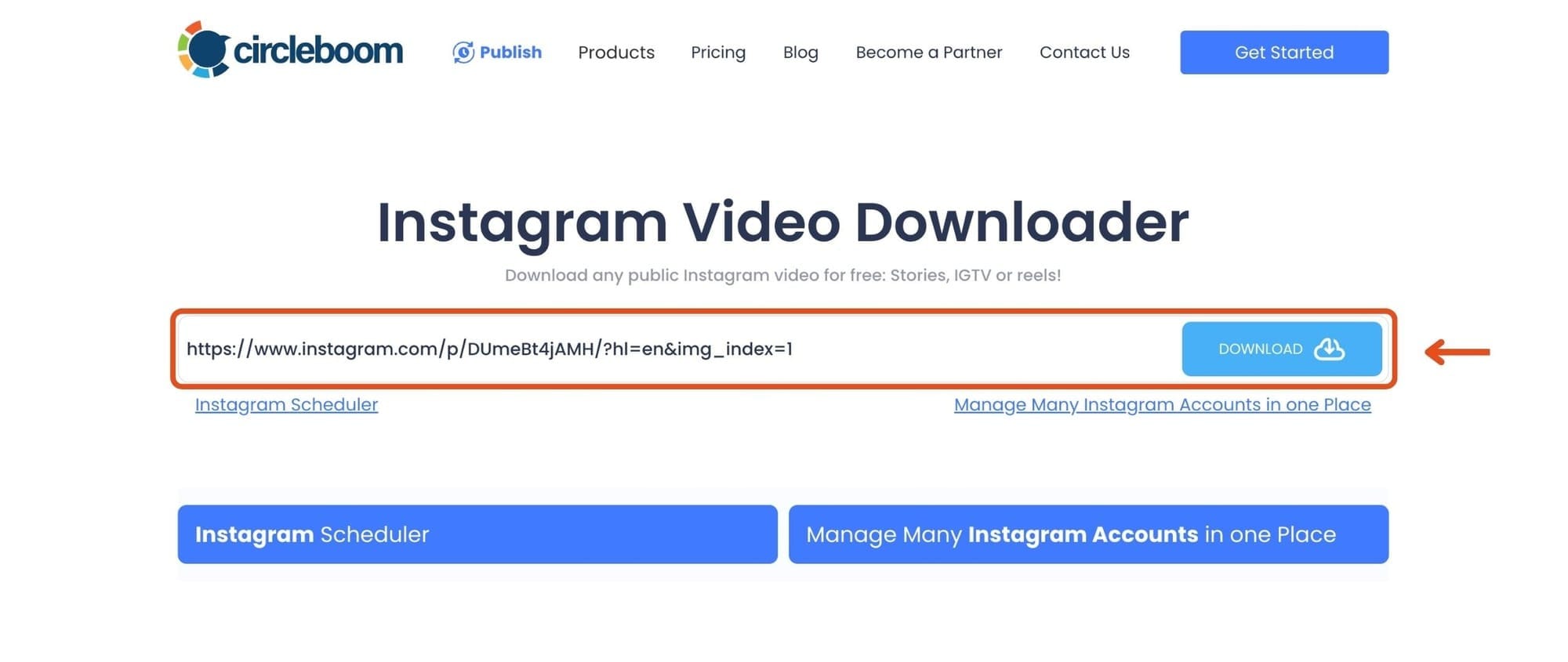 Instagram Video Downloader
