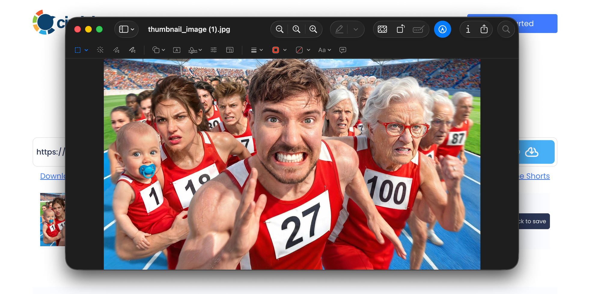 Saved on your device