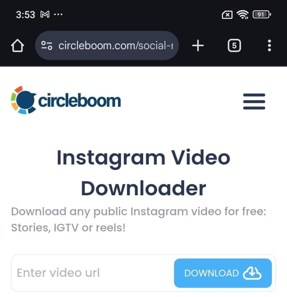 Instagram Video Downloader