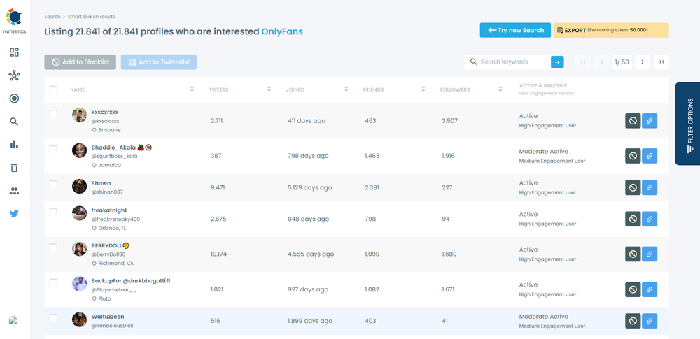 How do you find small OnlyFans accounts?