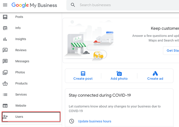 You can assign other people to post to Google My Business or manage your page as a whole