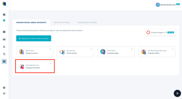 merge two instagram accounts
