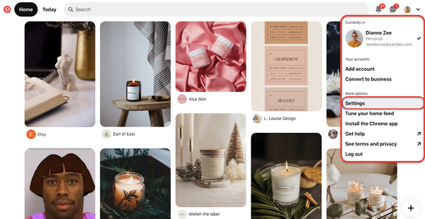 You can click on settings to continue the process.