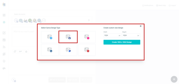 Facebook Post Template