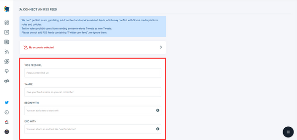 Keep your Google Business accounts fresh with RSS Feeds.