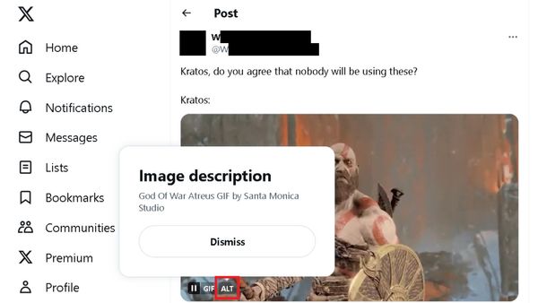 How to view alt text on Twitter