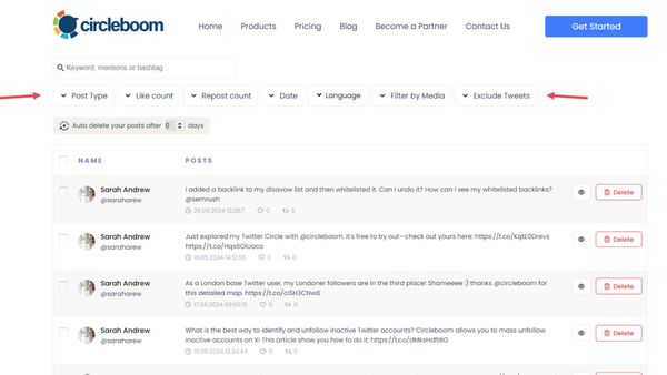 Bulk Delete Tweets For Free