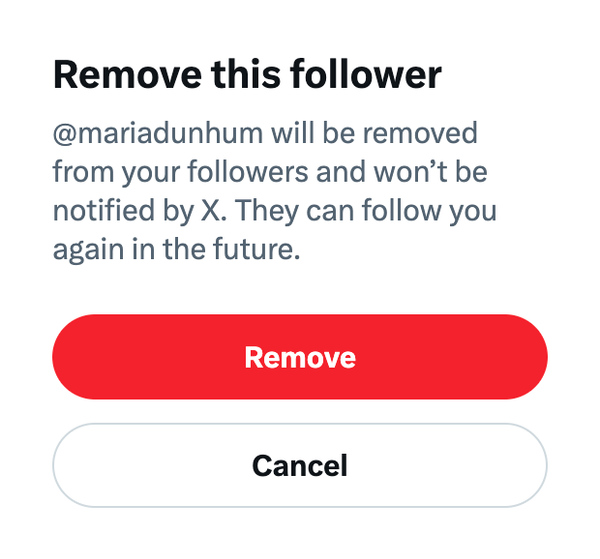How do I remove all my followers from Twitter without blocking them?