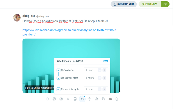 Auto Repost / Unrepost